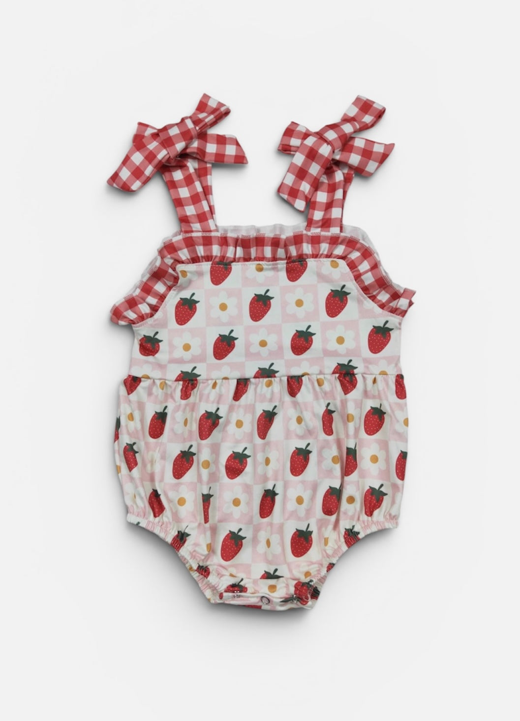 Checkered Strawberry Bubble